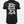 Black t-shirt with white text on the back on a patriotic shirt by FreedomBuilt